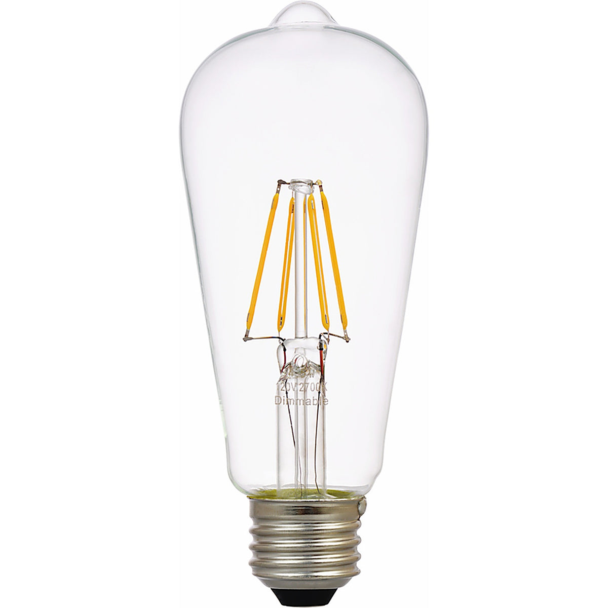 Sylvania - 40771 - Natural ST19 E26 (Medium) LED Bulb Soft White 40 W 1 pk