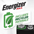 Energizer - 522BP-4H - Max 9-Volt Alkaline Batteries 4 pk Carded