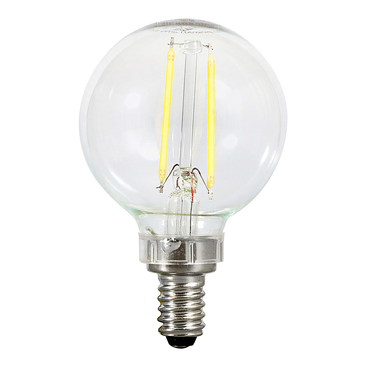 Sylvania - 40784 - Natural G16.5 E12 (Candelabra) LED Bulb Soft White 40 W 2 pk