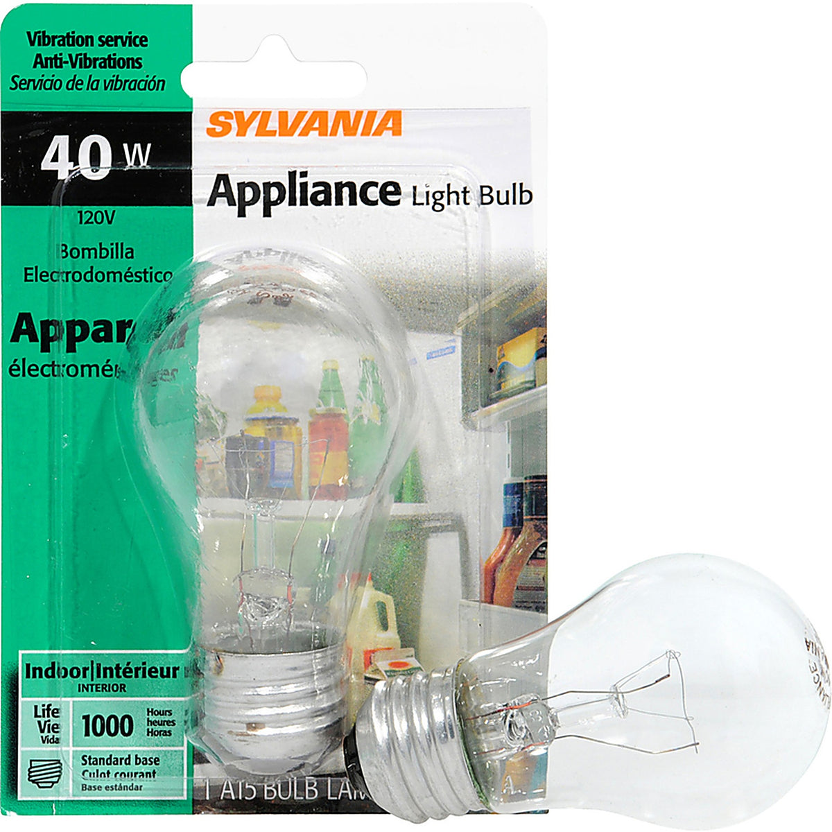 Sylvania - 10129 - 40 W A15 A-Line Incandescent Bulb E26 (Medium) Soft White 1 pk