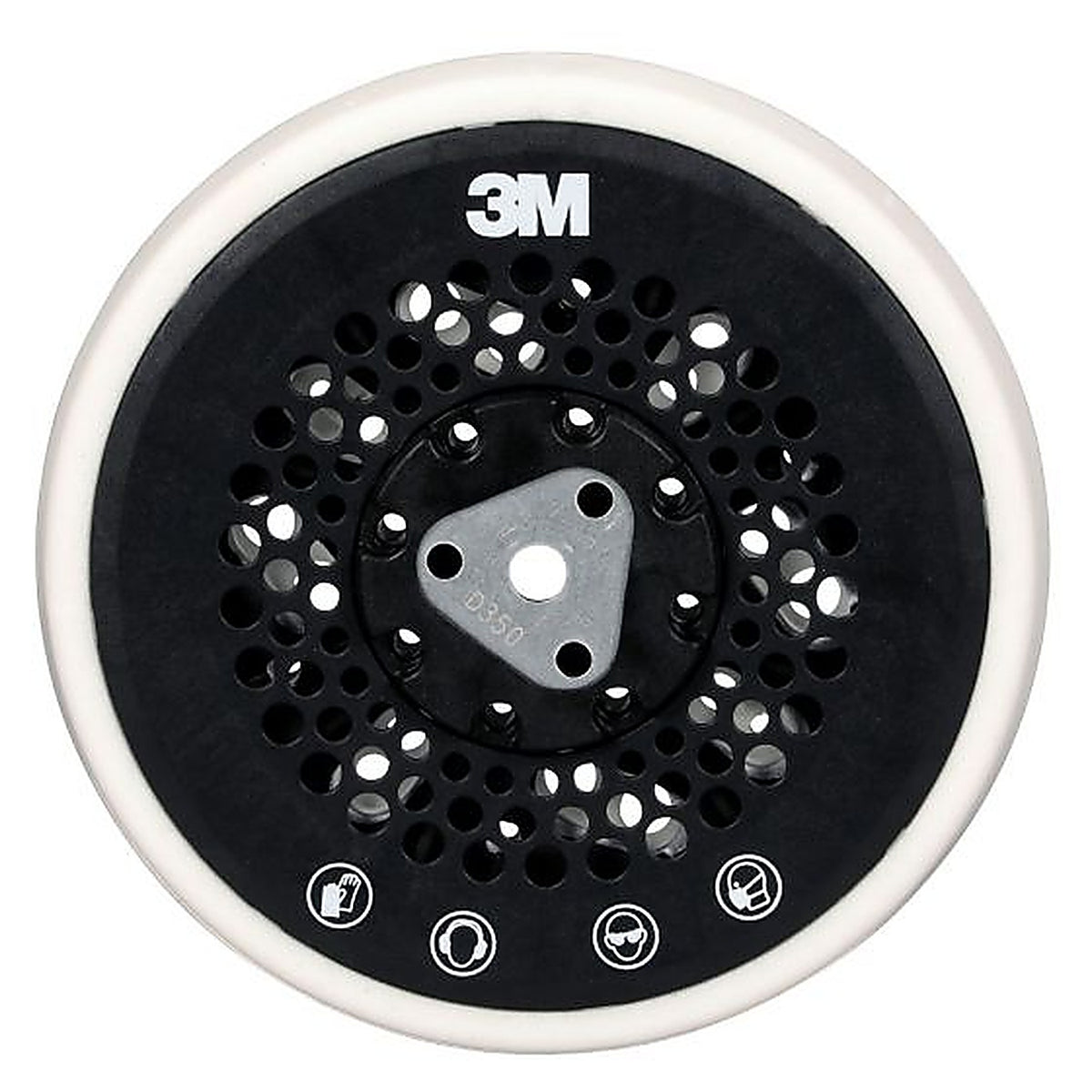 3M - 30062 - Hookit Clean Sanding Disc Pad 6 Inch (150 mm), 53 Holes, 5 Each/Case