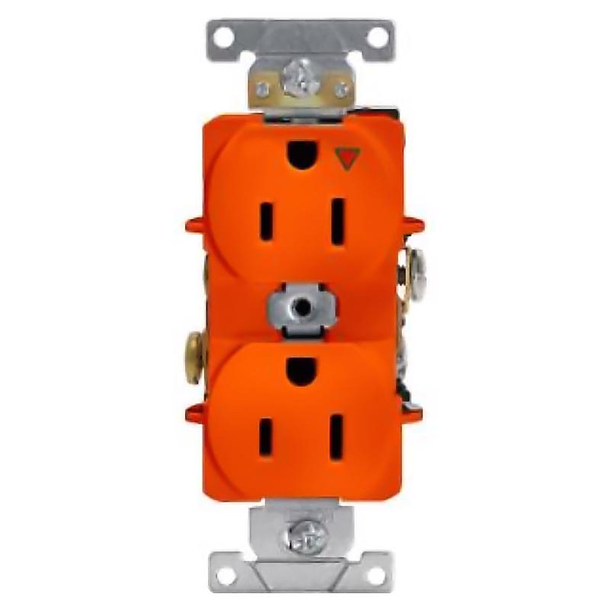 Leviton - 5262-IG - 15 amps 125 V Duplex Orange Outlet 5-15R 1 pk