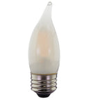 Satco - S21731 - CA10 (Flame Tip) E26 (Medium) LED Bulb Warm White 40 Watt Equivalence 2 pk