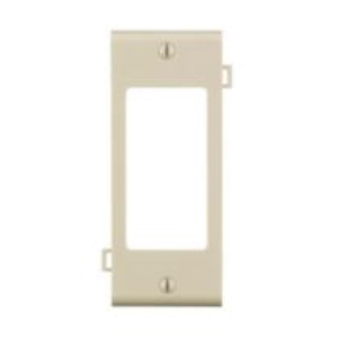 Leviton - PSC26-00T - Light Almond 1 gang Thermoplastic Nylon Decorator Sectional End Wall Plate 1 pk