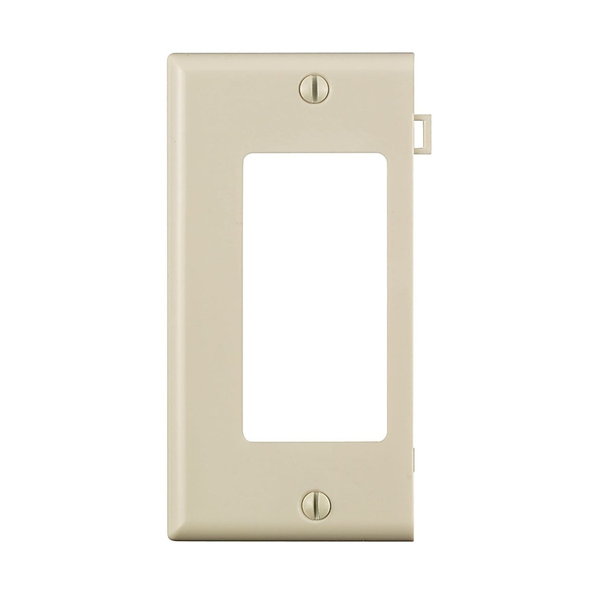 Leviton - PSE26-00T - Light Almond 1 gang Thermoplastic Nylon Decorator Sectional End Wall Plate 1 pk