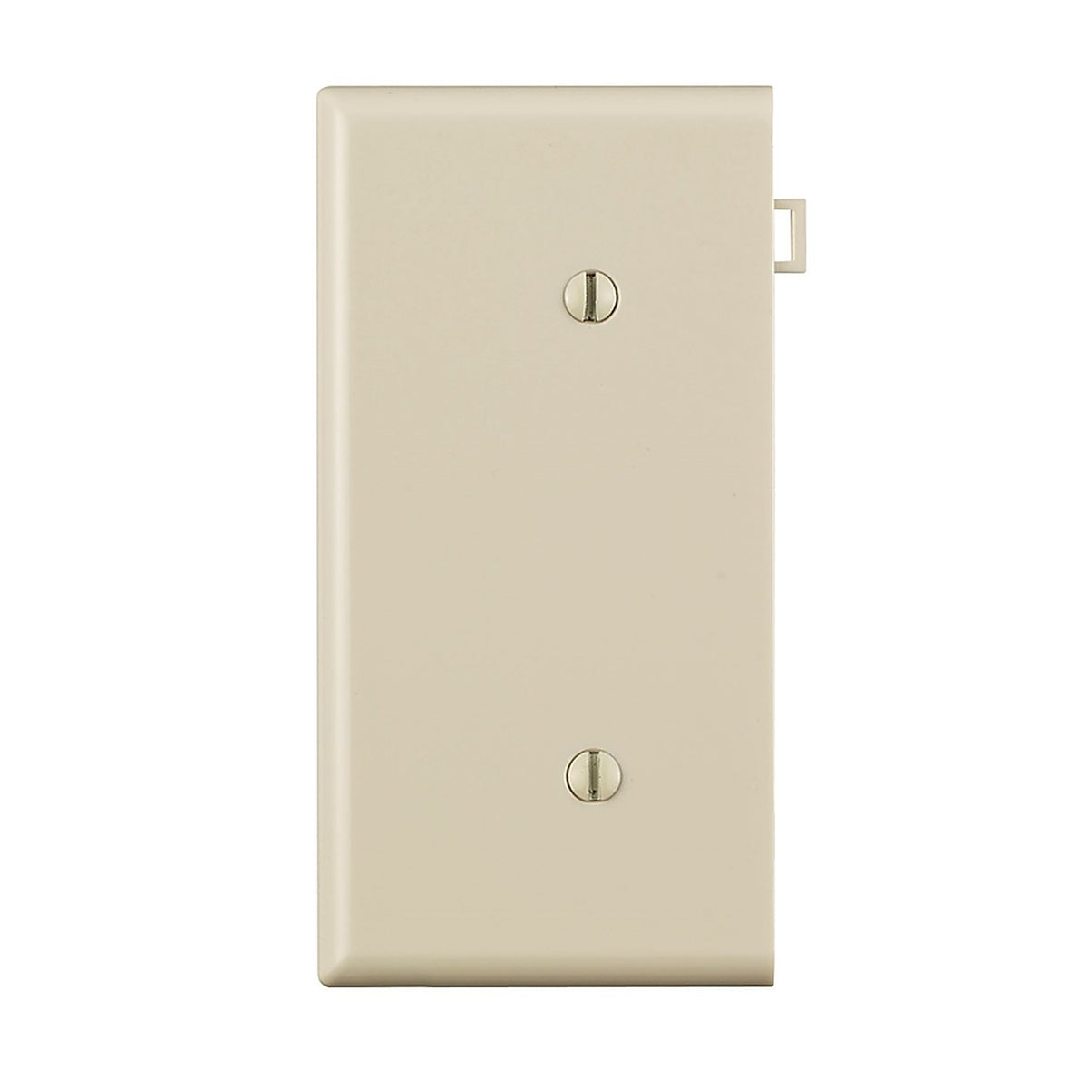 Leviton - PSE14-00T - Light Almond 1 gang Thermoplastic Nylon Blank Sectional End Wall Plate 1 pk