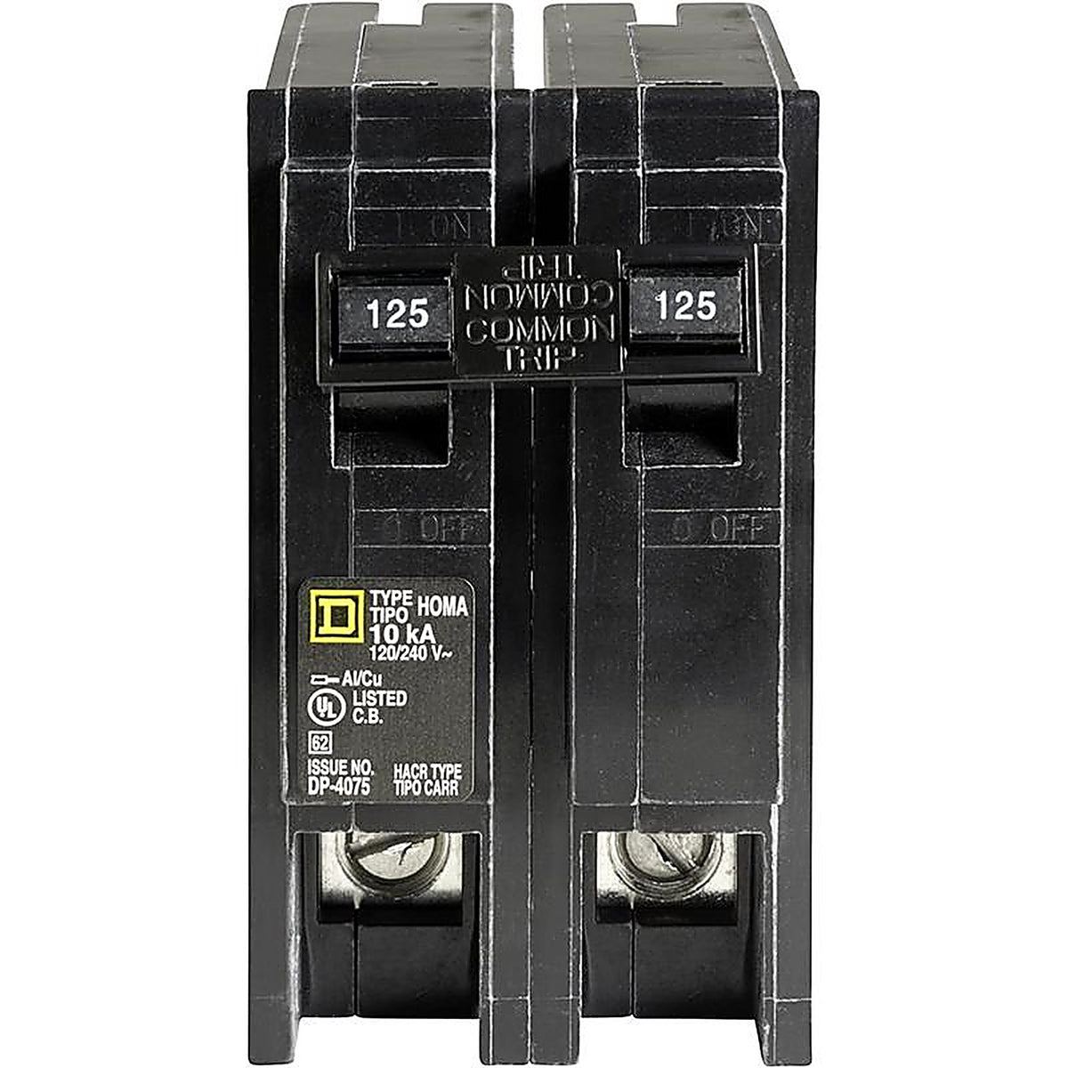 Square D - HOM2125CP - 125 amps 2-Pole Circuit Breaker