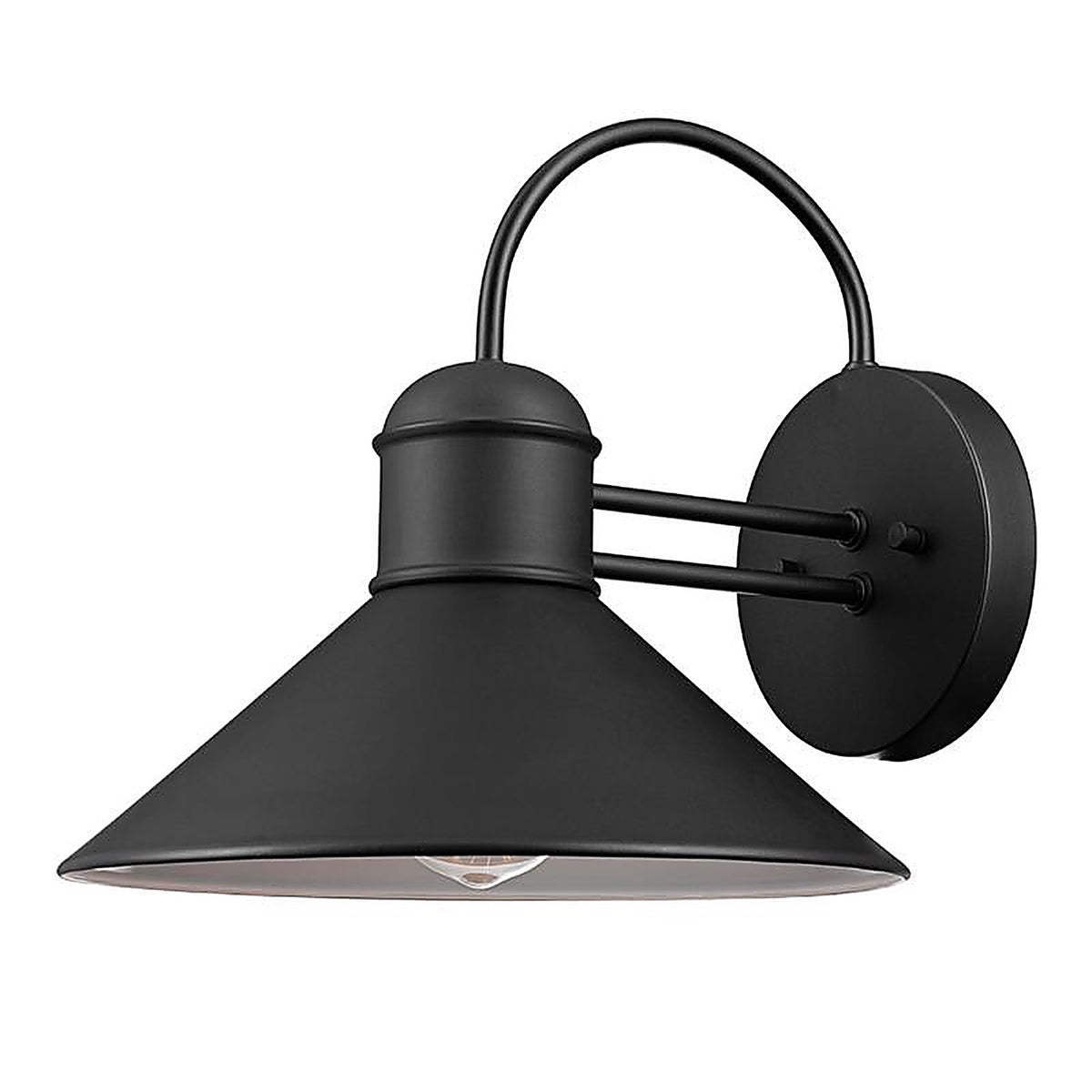 Globe Electric - 44165 - Sebastien 1-Light Matte Black Wall Sconce