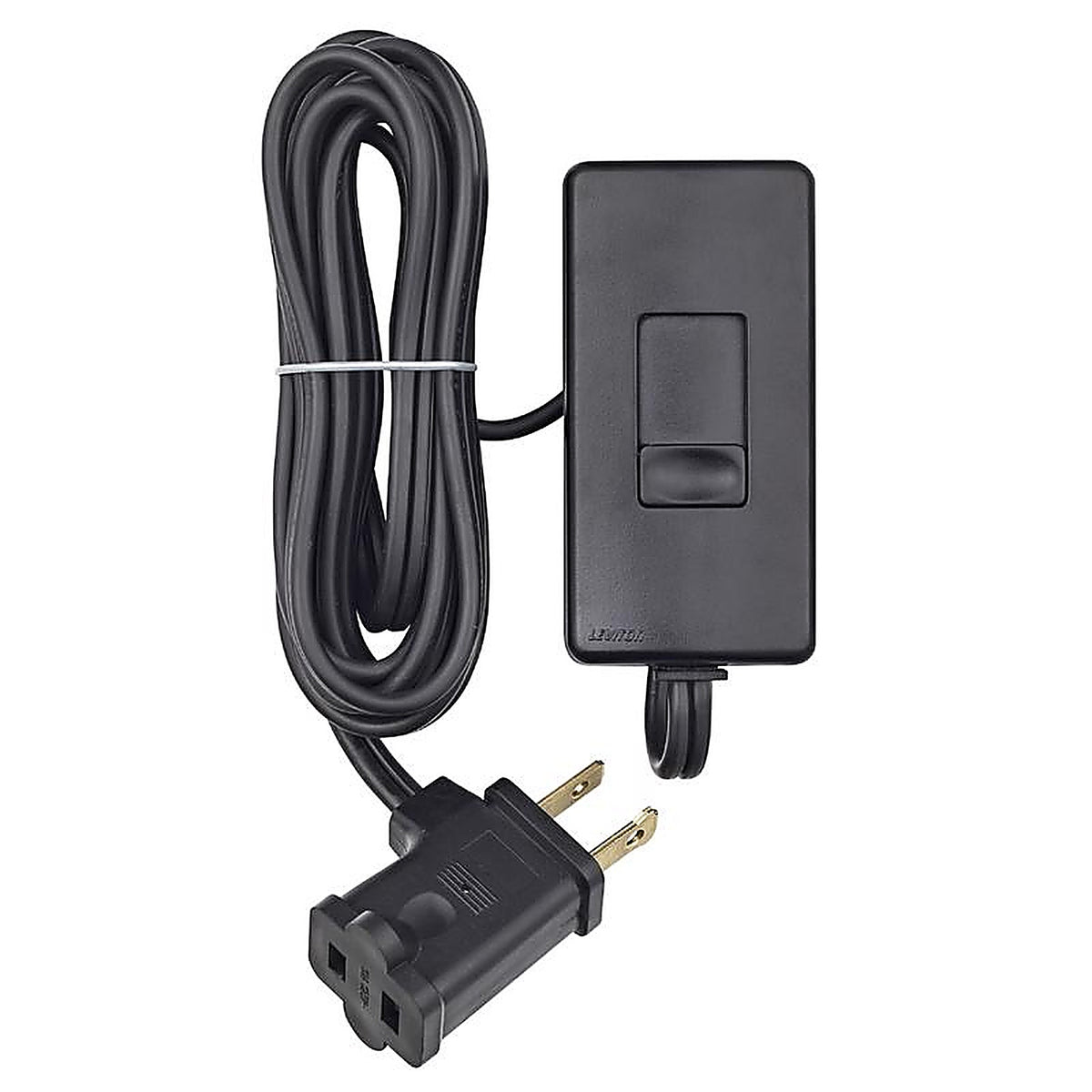 Leviton - R15-TBL03-10E - Black 300 W Tabletop Dimmer Slide Switch 1 pk