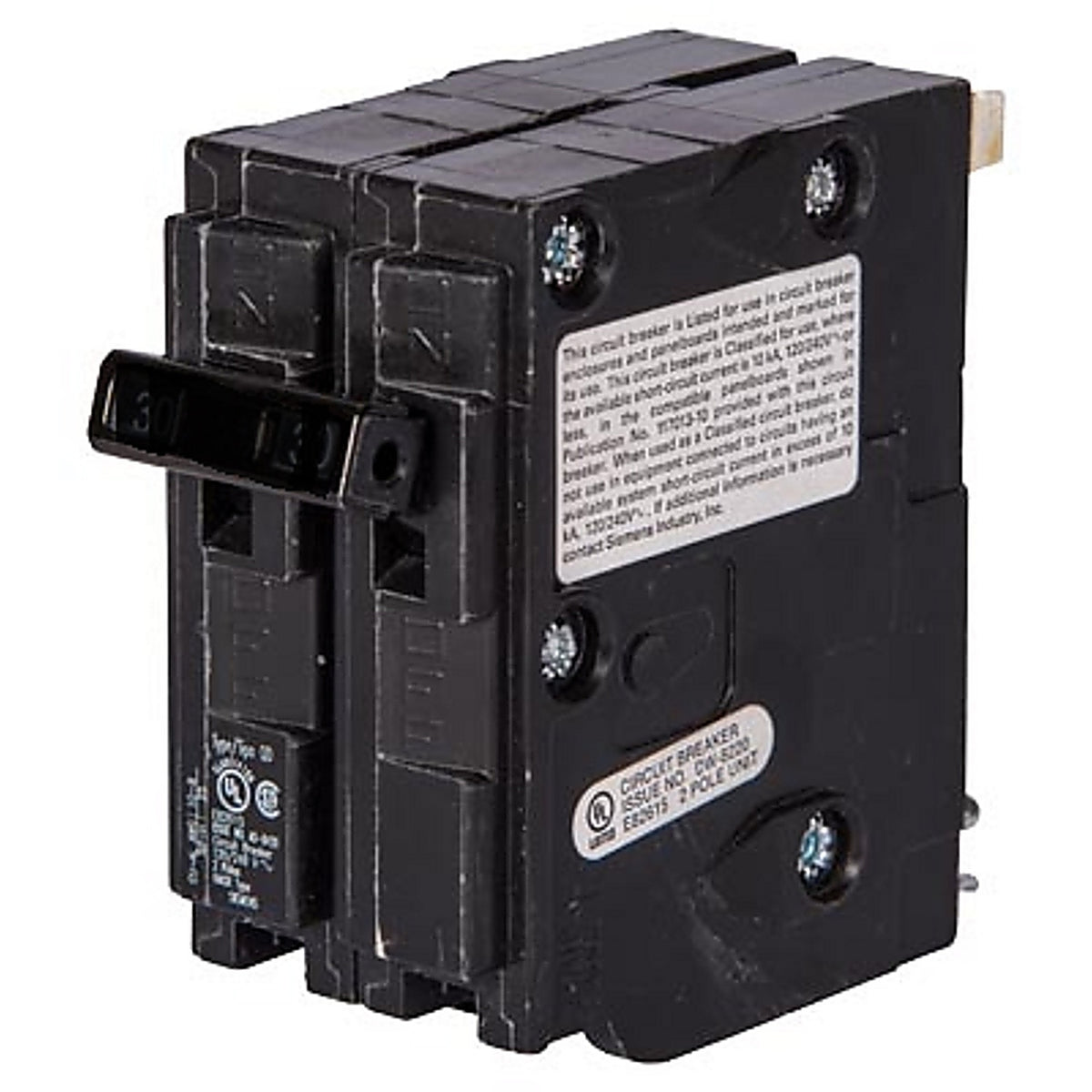 Siemens - D230 - 30 amps Standard 2-Pole Circuit Breaker