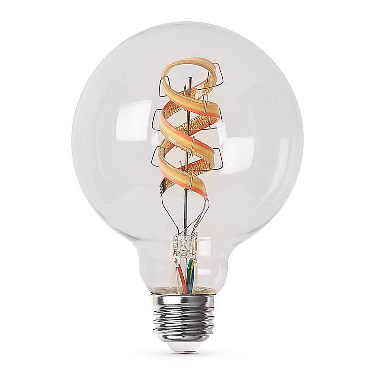 Feit Electric - G3060/RGBWFILAG - G30 E26 (Medium) LED Smart Bulb Color Changing 60 W 1 pk
