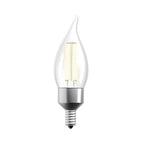 Feit Electric - CFC40927CAFILAG - Flame Tip E12 (Candelabra) LED Smart Bulb Soft White 40 W 1 pk