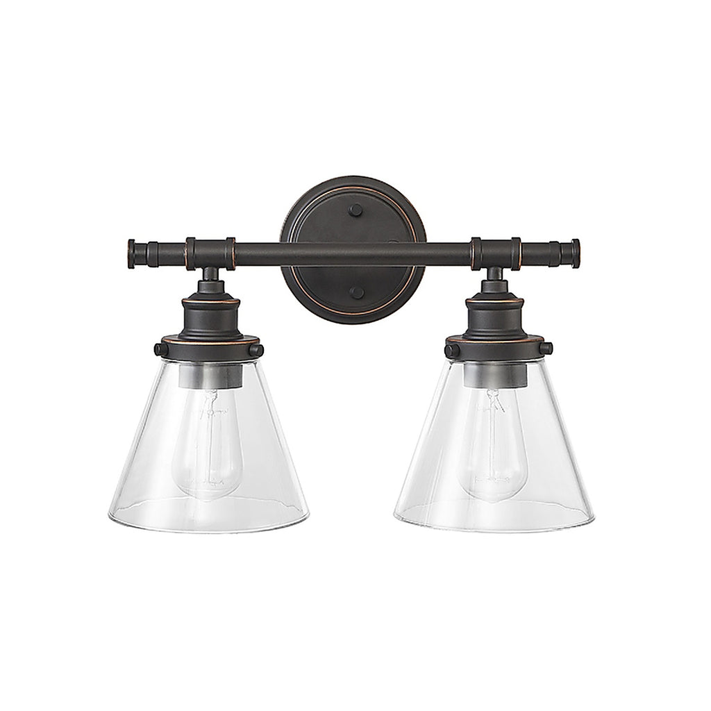 Globe Electric - 51444 - Parker 2-Light Oil Rubbed Bronze Wall Sconce