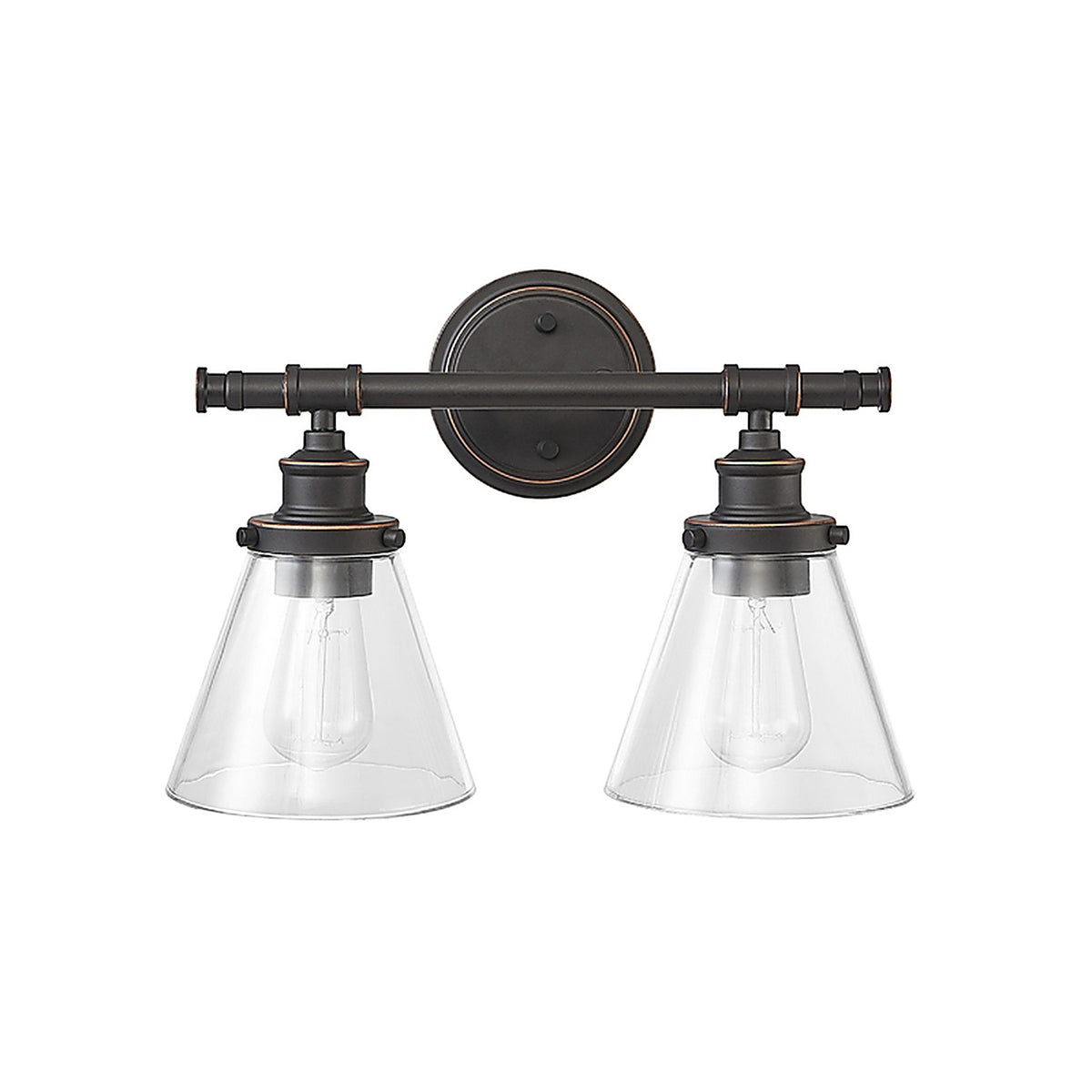 Globe Electric - 51444 - Parker 2-Light Oil Rubbed Bronze Wall Sconce