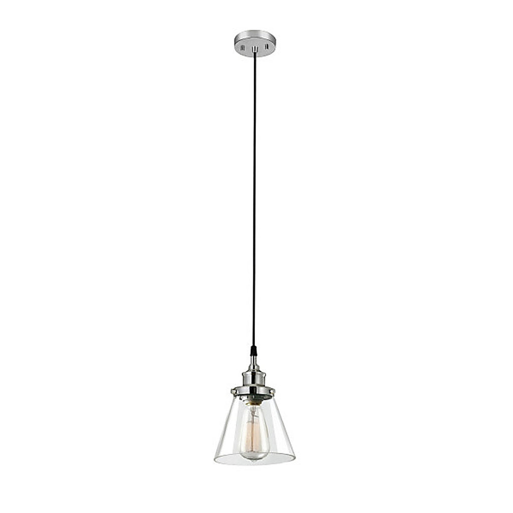 Globe Electric - 60946 - Parker Chrome Clear 1 lights Pendant Light