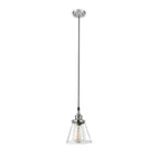 Globe Electric - 60946 - Parker Chrome Clear 1 lights Pendant Light