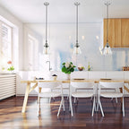 Globe Electric - 60946 - Parker Chrome Clear 1 lights Pendant Light