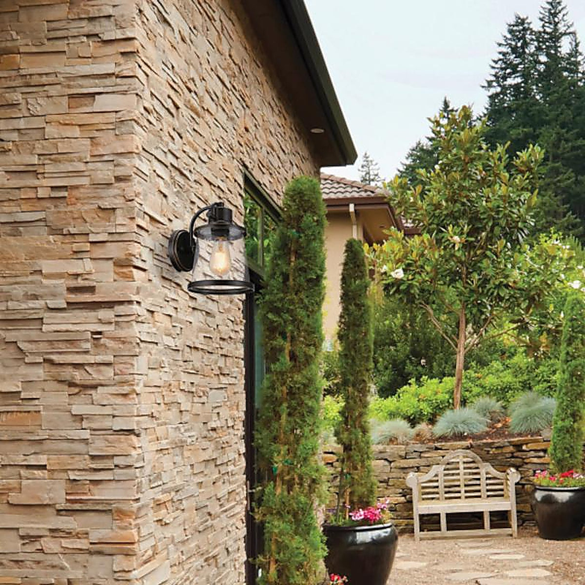 Globe Electric - 44127 - Charlie 1-Light Oil Rubbed Bronze Rustic Wall Sconce