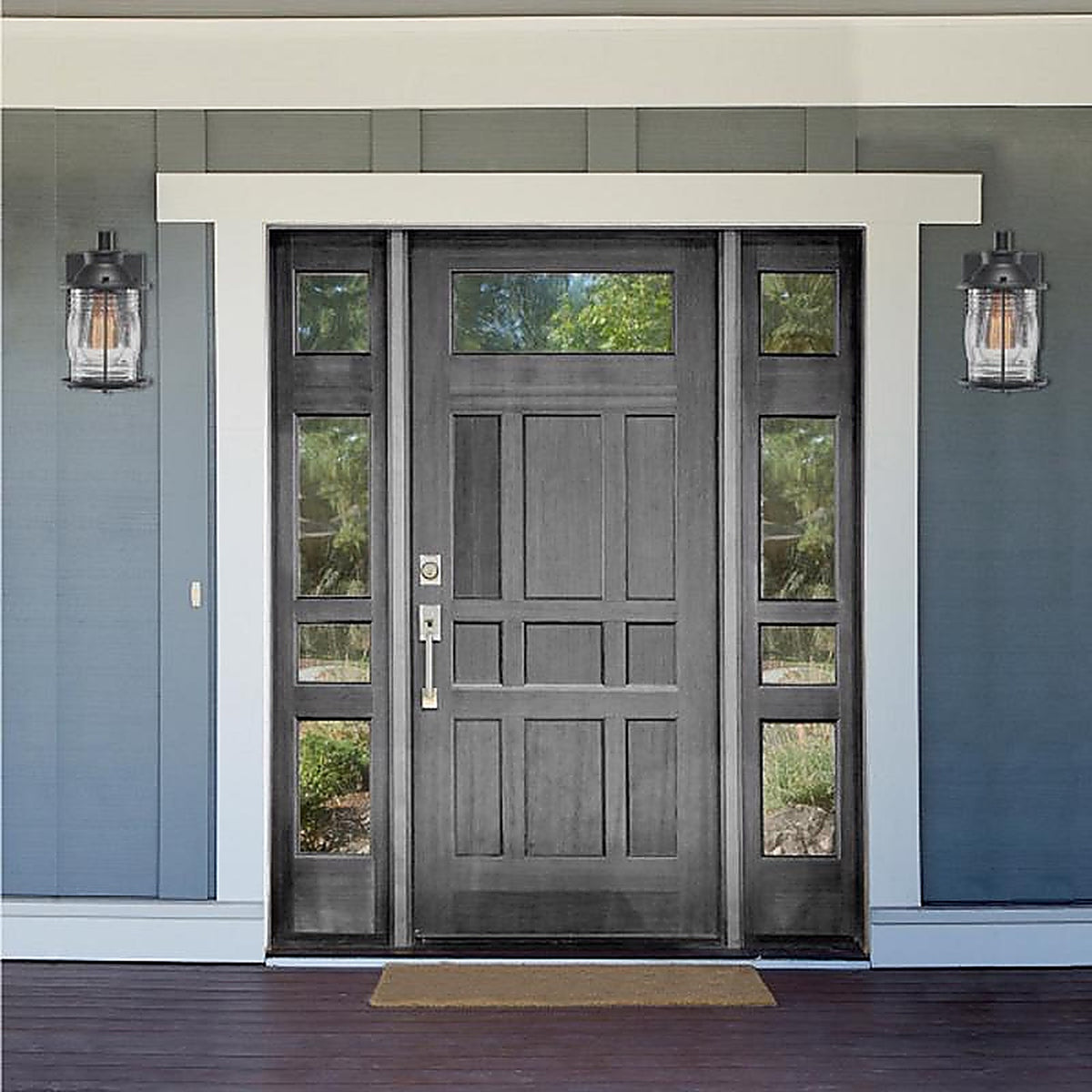 Globe Electric - 44544 - Donovan 1-Light Bronze Downlight Wall Sconce