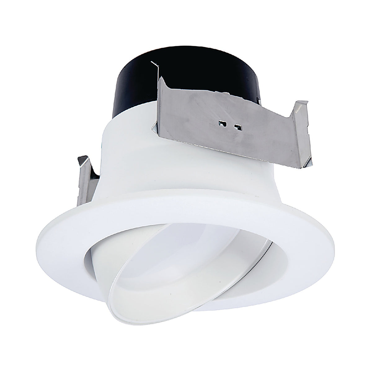 Halo - LA4069271EWH-CA - LA4 Series Matte Warm White 4 in. W LED Adjustable Retrofit Kit 8.6 watt