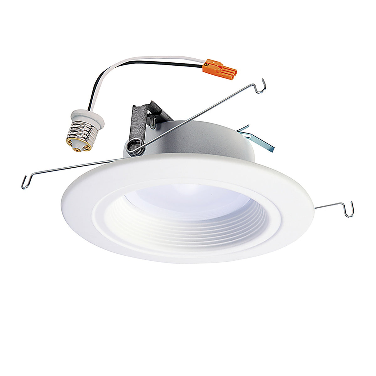 Halo - RL56069FSD2W1EW - RL56 Series Matte White 5/6 in. W LED Retrofit Kit 7.6 watt