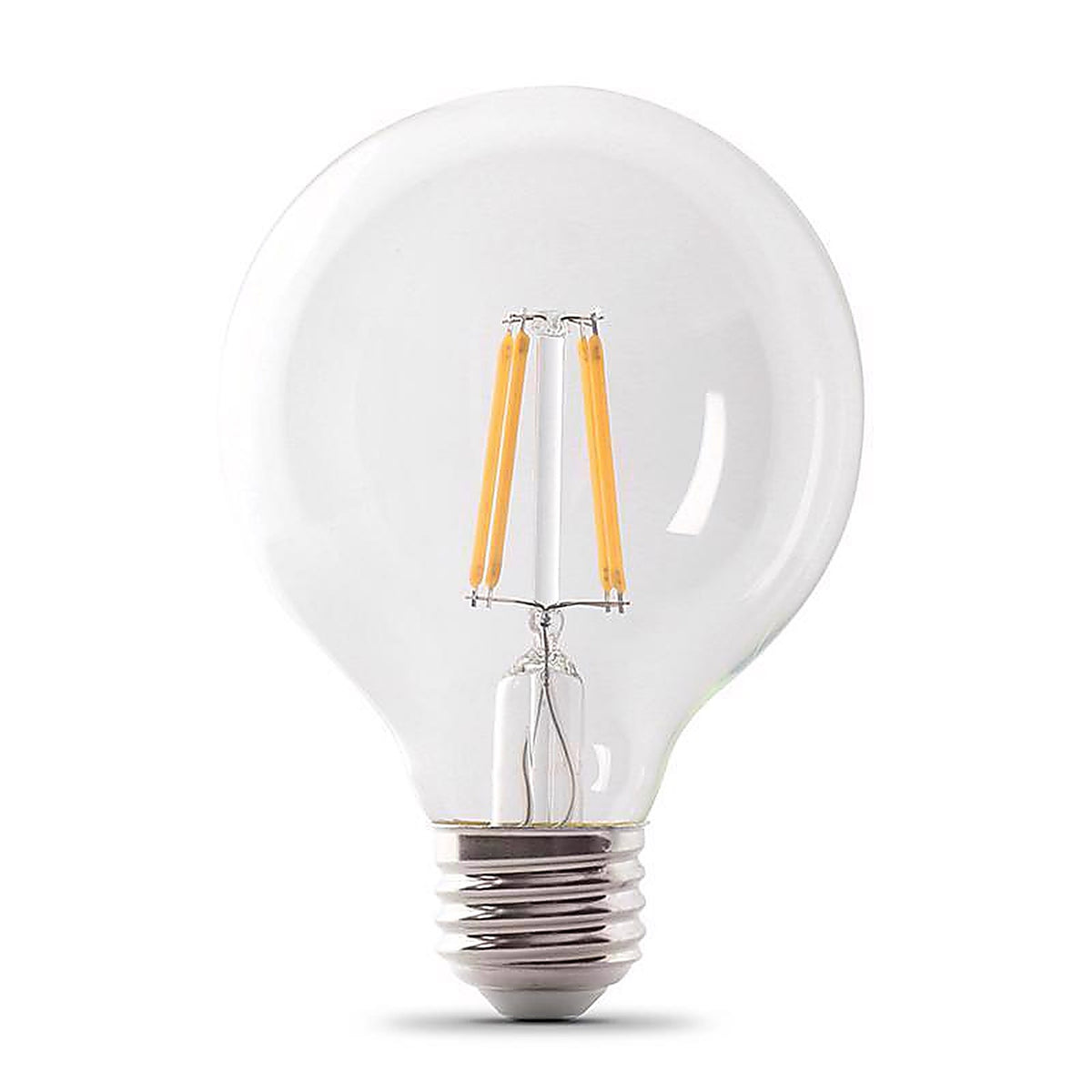 Feit Electric - G25100927CAFIL3 - G25 E26 (Medium) Filament LED Bulb Soft White 100 W 3 pk