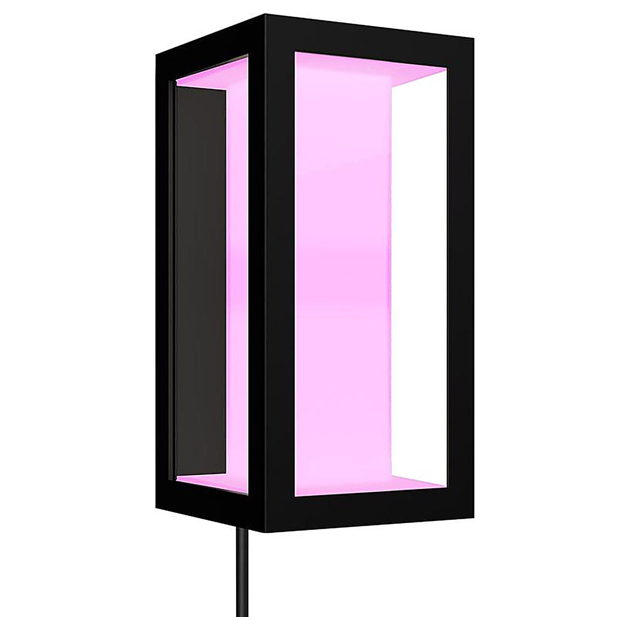 Philips - 1745930V7 - Hue Matte Black Dusk to Dawn LED Wall Lantern