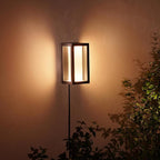 Philips - 1745930V7 - Hue Matte Black Dusk to Dawn LED Wall Lantern