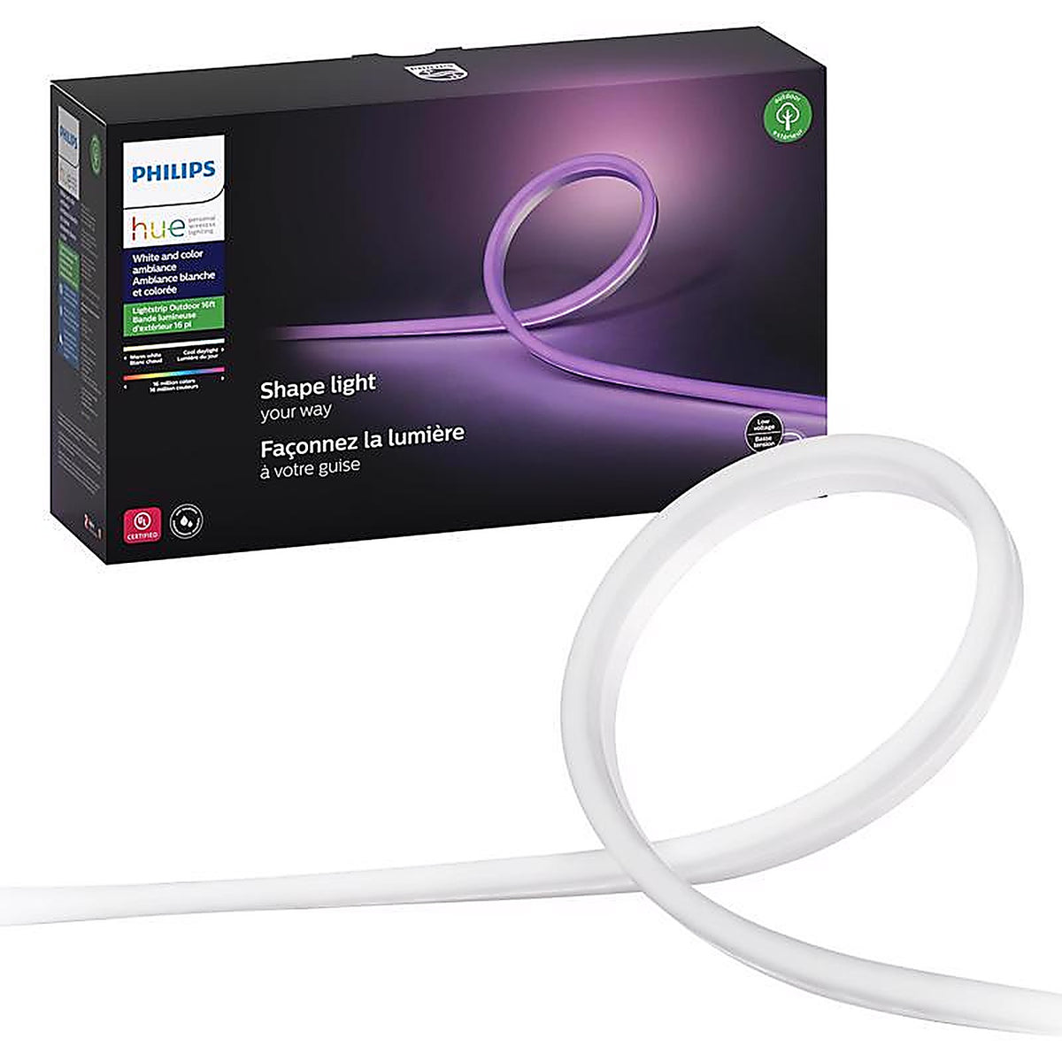 Philips - 555912 - Plug In 19 W LED Light Strip 1 pk