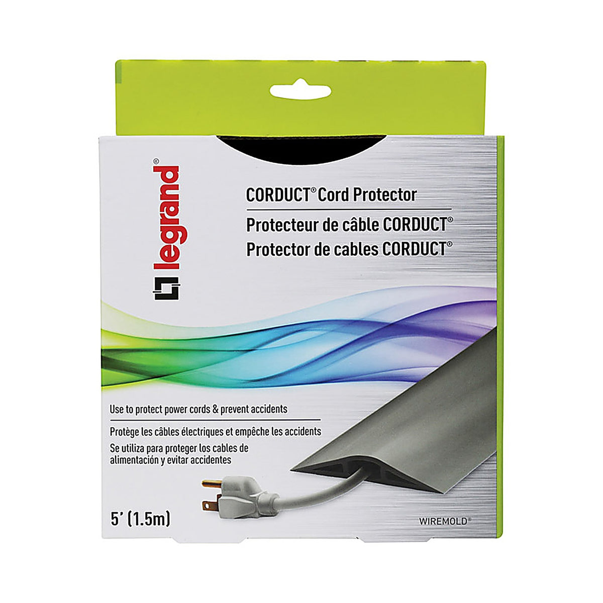 Corduct - CDB-5 - 1/2 in. Dia. x 5 ft. L Cord Protector - 1/Pack