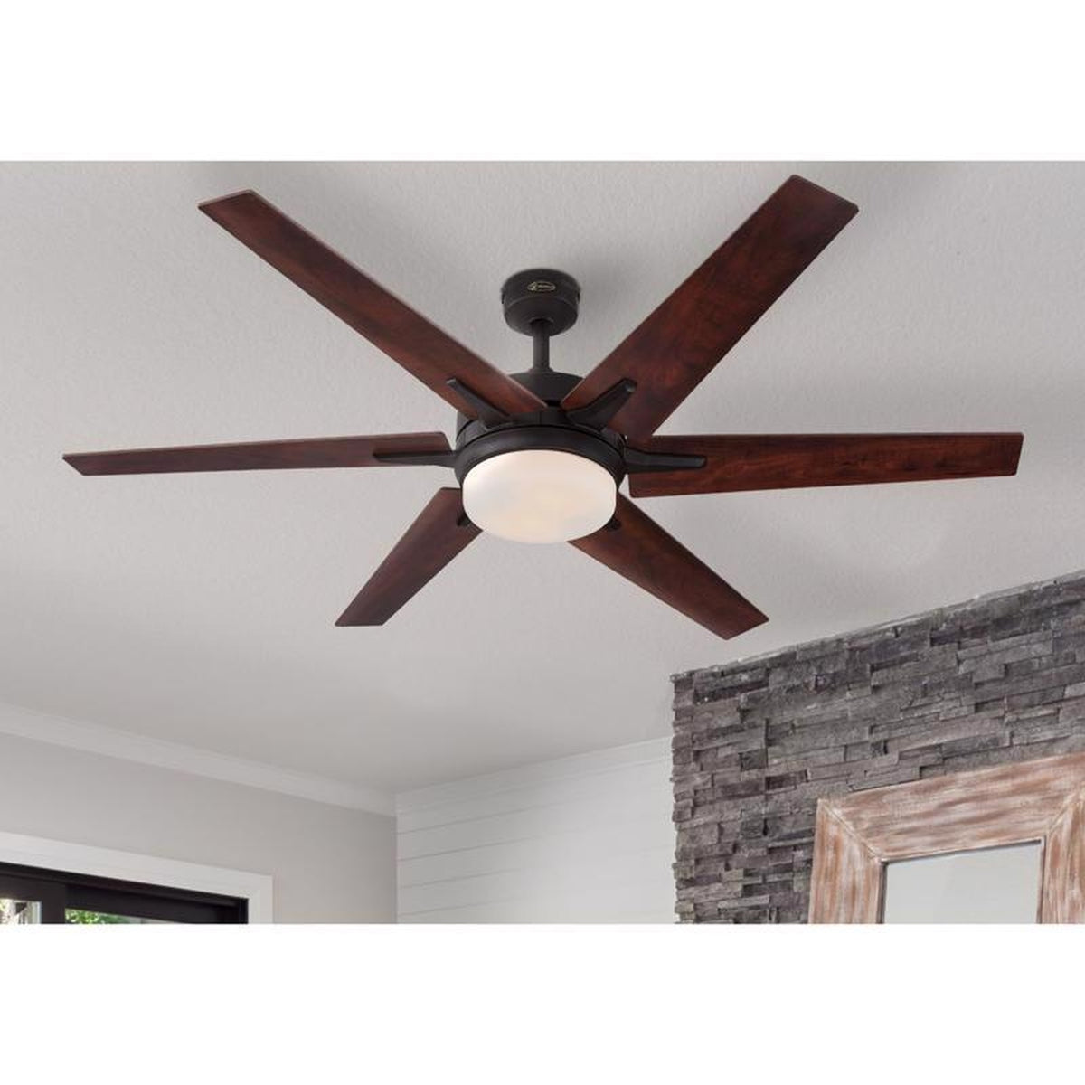 Westinghouse - 74002B00 - 60 in. Bronze Black LED Indoor Ceiling Fan