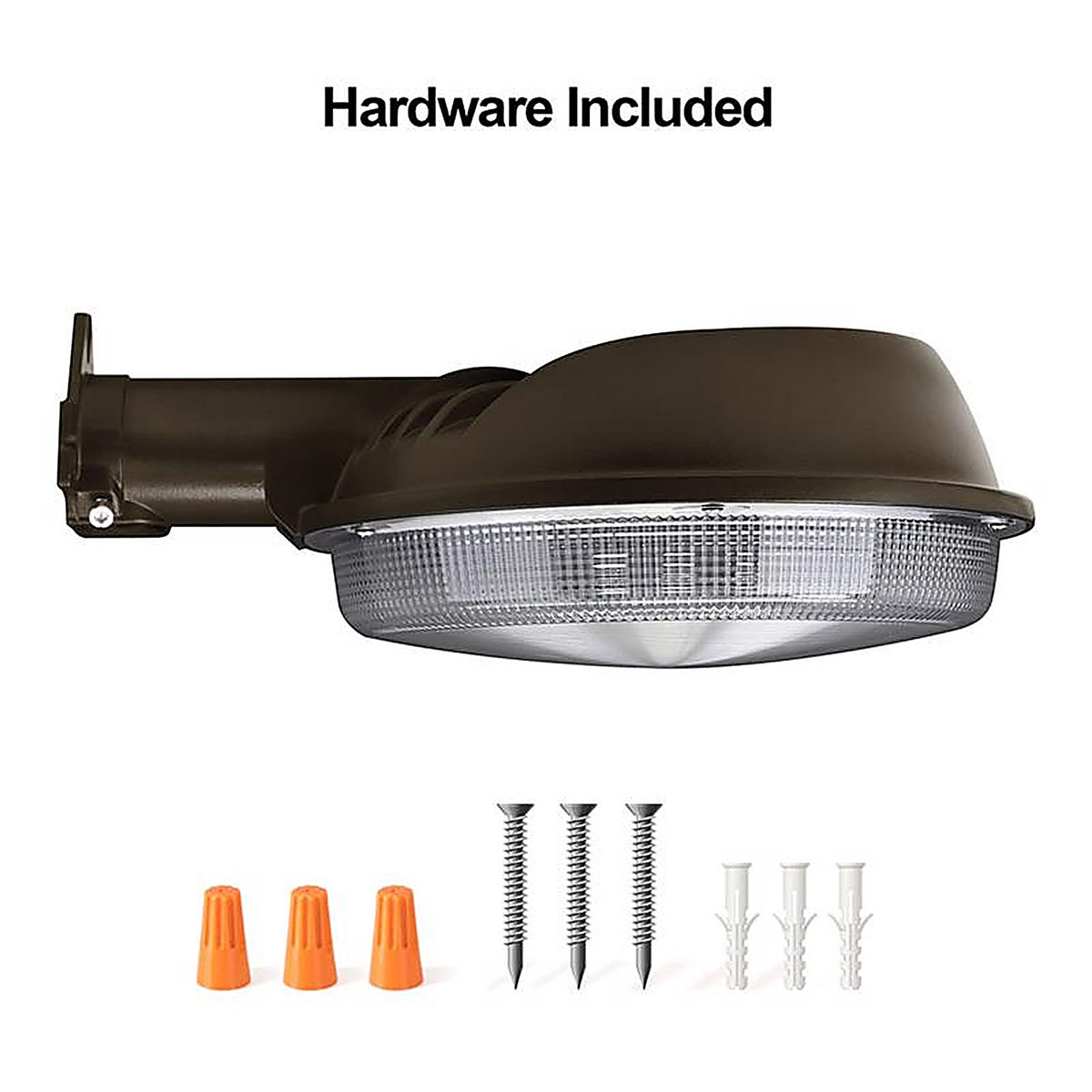Feit Electric - S9.5AREA850DBZV - Dusk to Dawn Hardwired LED Bronze Area Light