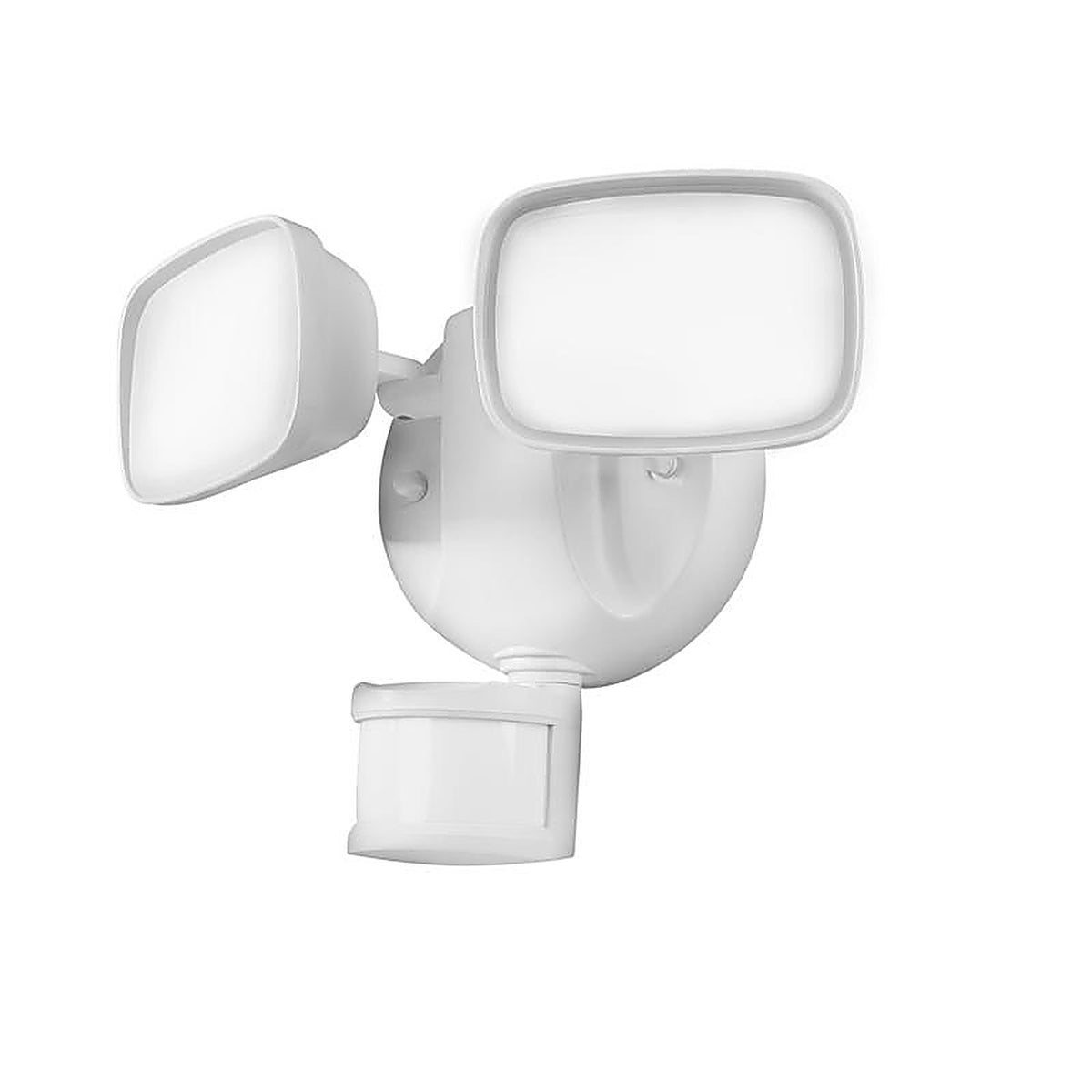 Feit Electric - S9DFLCCTMOTWHAG - SMART Motion-Sensing Hardwired LED White Security Floodlight