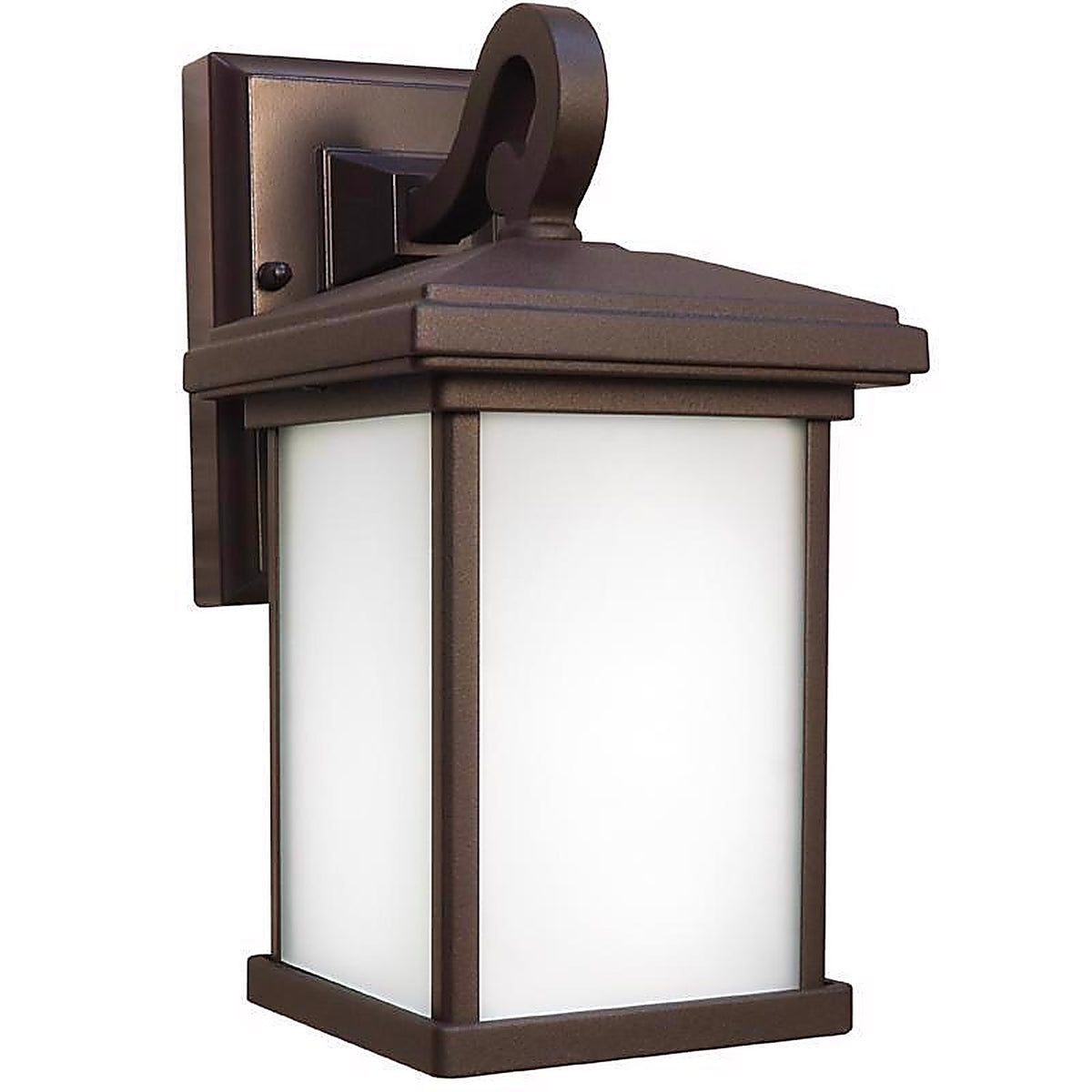 Feit - LAN11SQ/SYNC/BZ - Smart Home Bronze Dusk to Dawn LED Smart-Enabled Wall Lantern