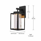 Globe Electric - 44359 - Capulet 1-Light Matte Black Wall Sconce