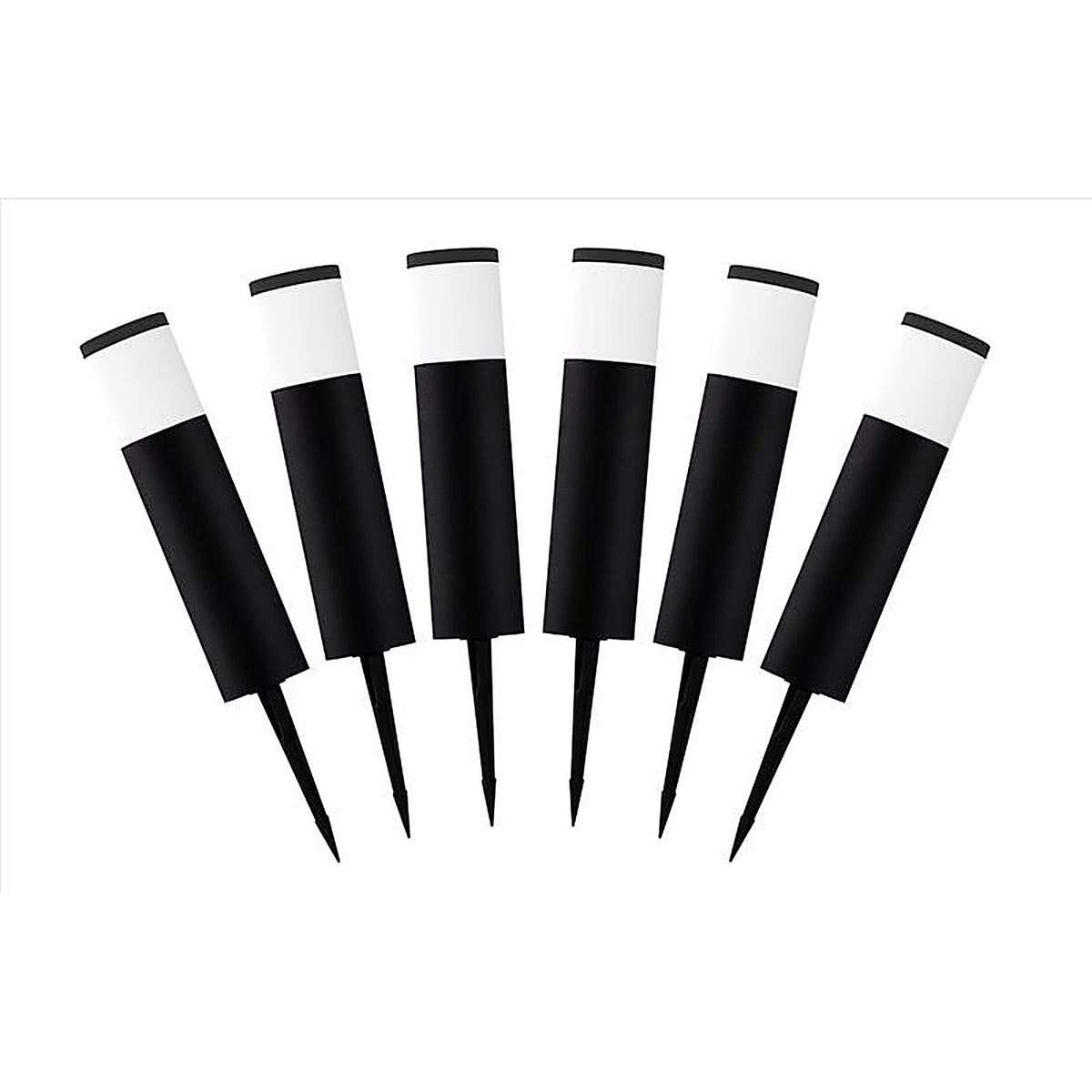 Living Accents - 56104X6 - Black/White Low Voltage 9 W LED Pathway Light 6 pk