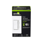 Leviton - D24SF-1RW - Decora Rocker Fan Control Switch White 1 pk