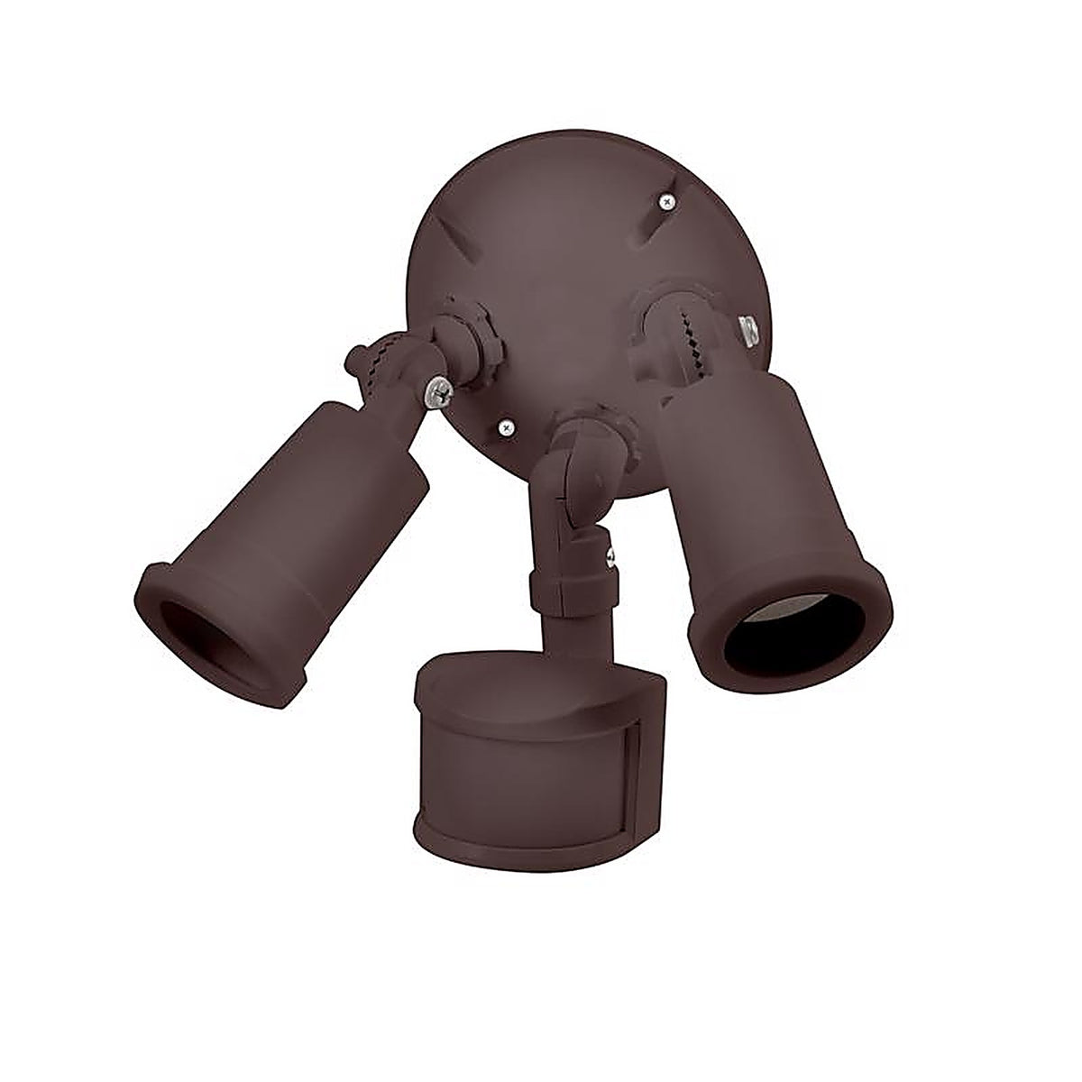 Feit Electric - SDFL/MOT/BZ - Motion-Sensing 180 deg LED Bronze Lamp Holder Kit Hardwired