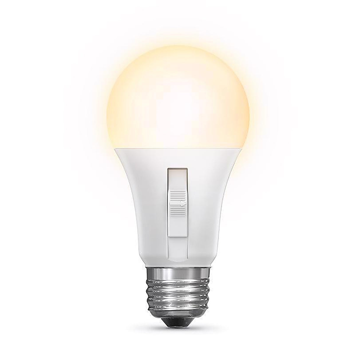 Feit Electric - OM1003CCTCADDLI - A19 E26 (Medium) LED Dusk to Dawn Bulb Tunable White/Color Changing 100 Watt Equivalen
