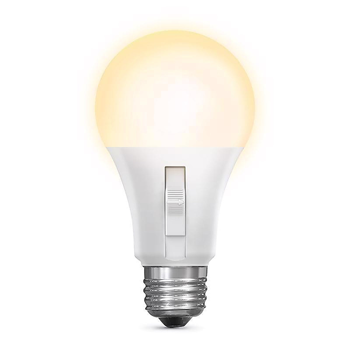 Feit Electric - OM603CCTCADDLDI - A19 E26 (Medium) LED Dusk to Dawn Bulb Tunable White/Color Changing 60 Watt Equivalenc