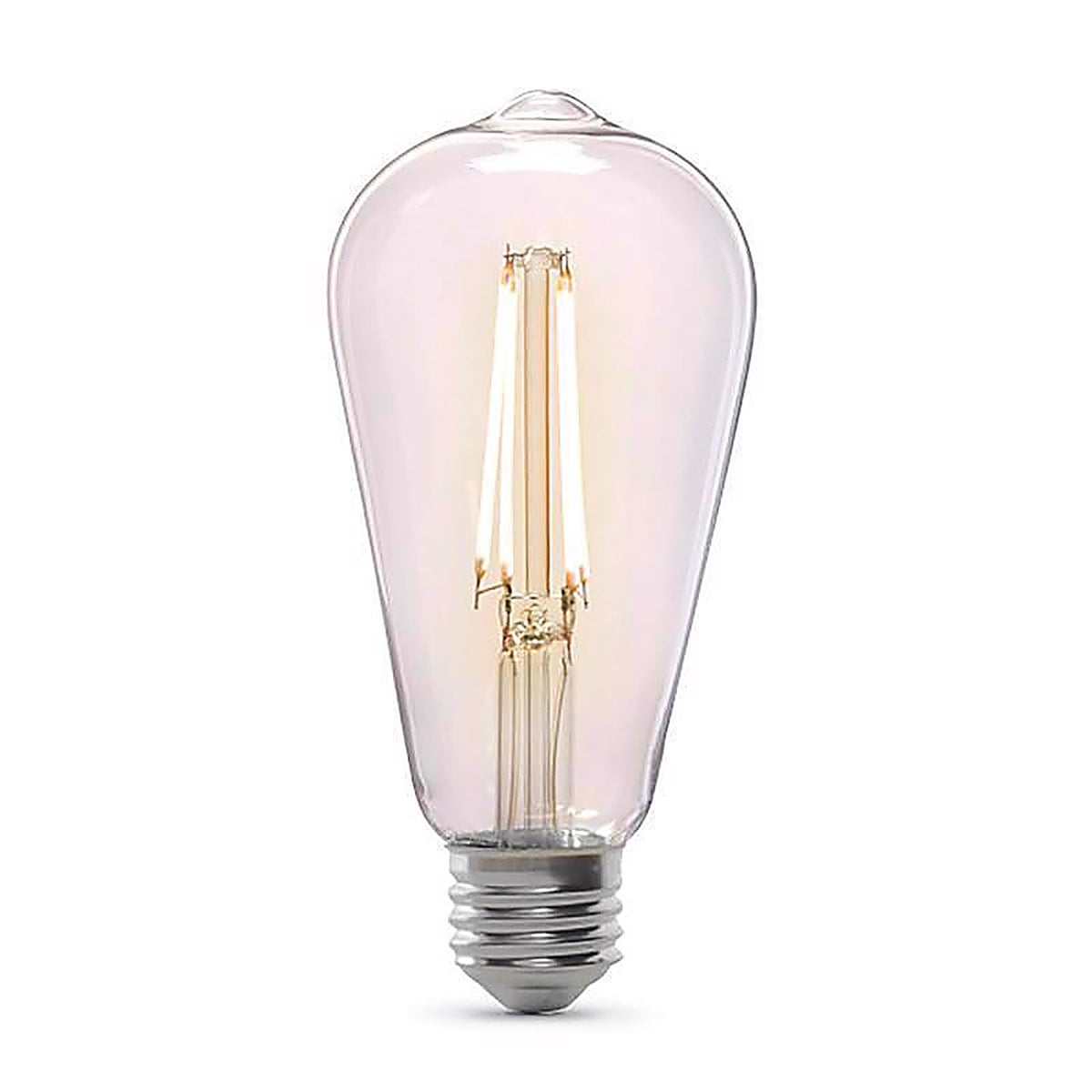 Feit Electric - ST19C927CAMFILD - ST19 E26 (Medium) LED Motion Activated Bulb Soft White 60 Watt Equivalence 1 pk