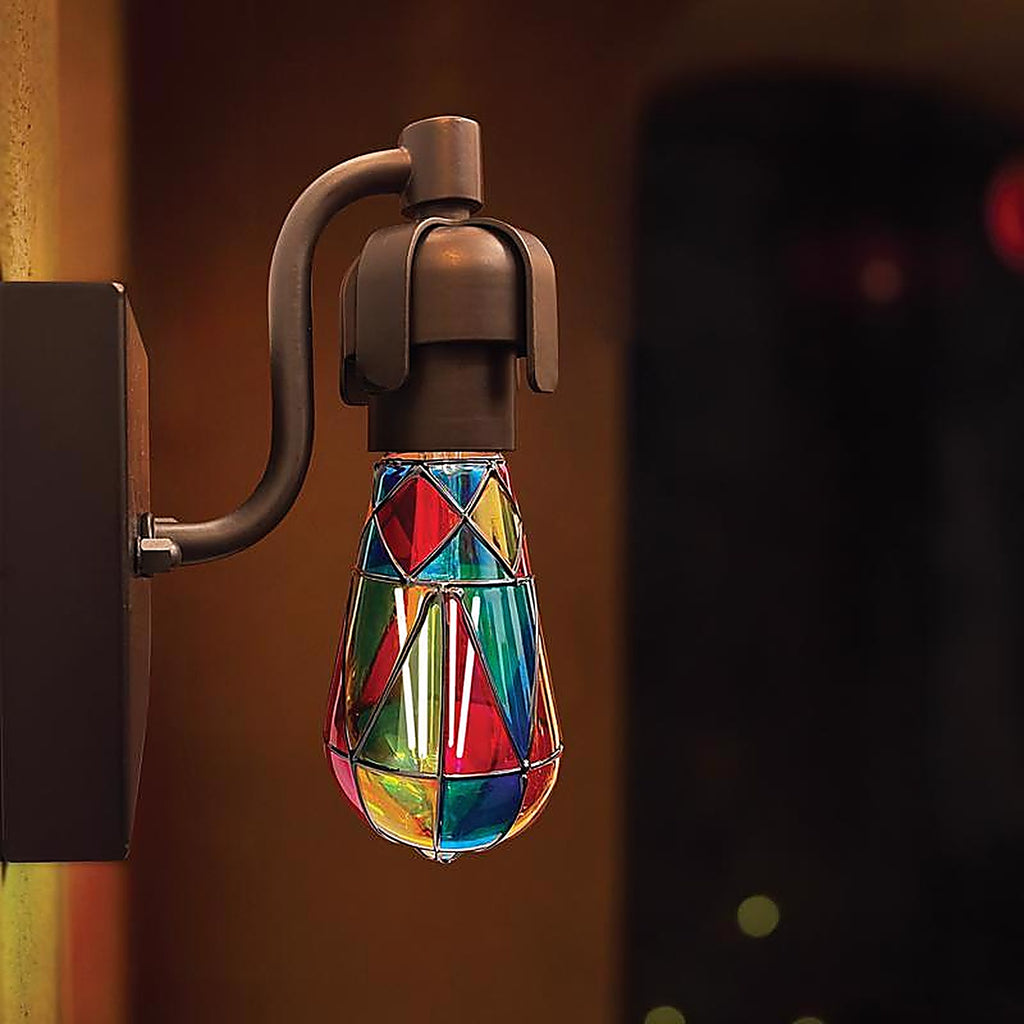 Feit - ST19/MOSAIC - ST19 E26 (Medium) Filament LED Bulb Multi-Colored 25 Watt Equivalence 1 pk