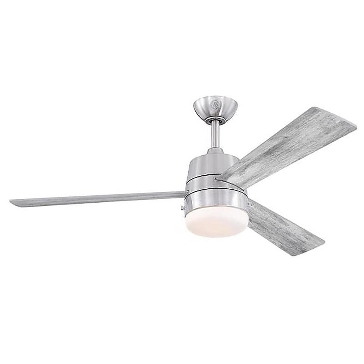 Westinghouse - 73049 - Brinley 52 in. Brushed Nickel Silver LED Indoor Ceiling Fan