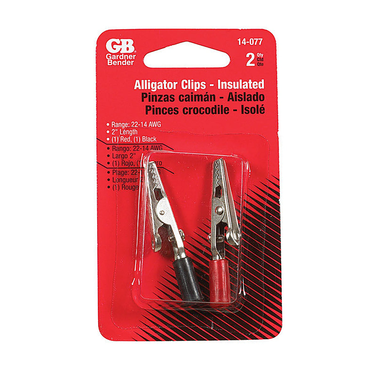 Gardner Bender - 14-077 - Alligator Clips - 2/Pack