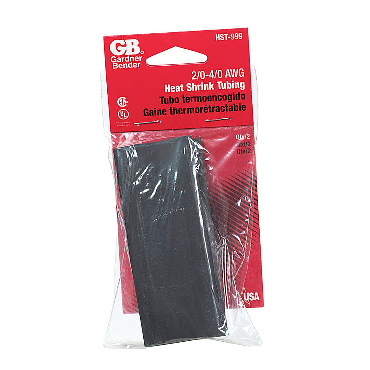 Gardner Bender - HST-999 - 1 in. Dia. Heat Shrink Tubing Black - 2/Pack