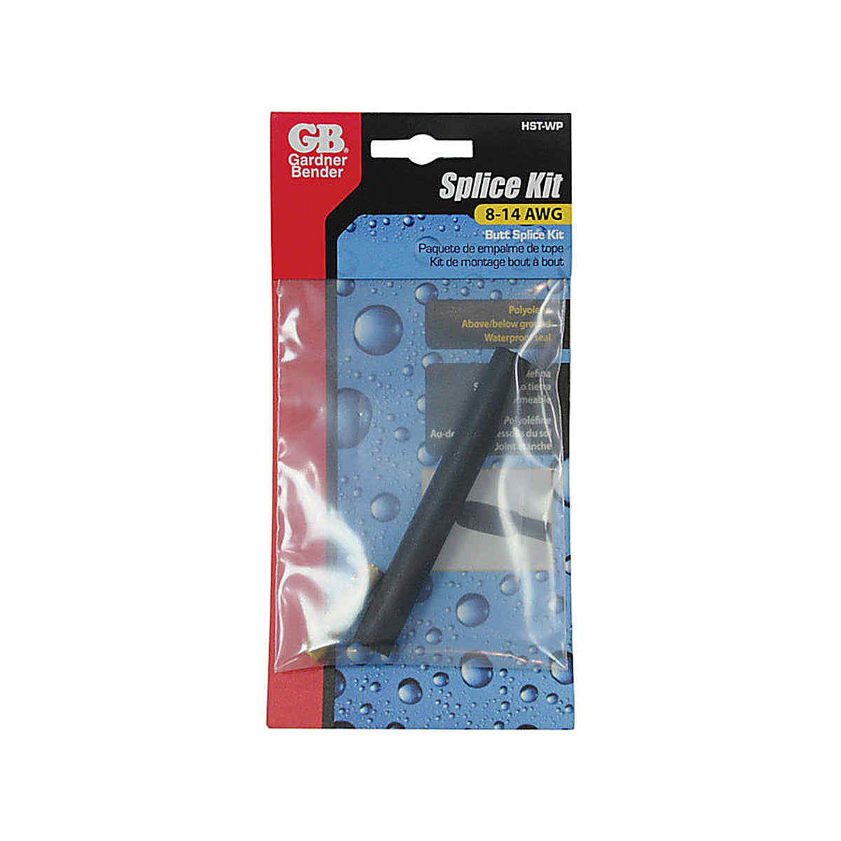 Gardner Bender - HST-WP - 14-8 Ga. Insulated Wire Butt Splice Black - 1/Pack