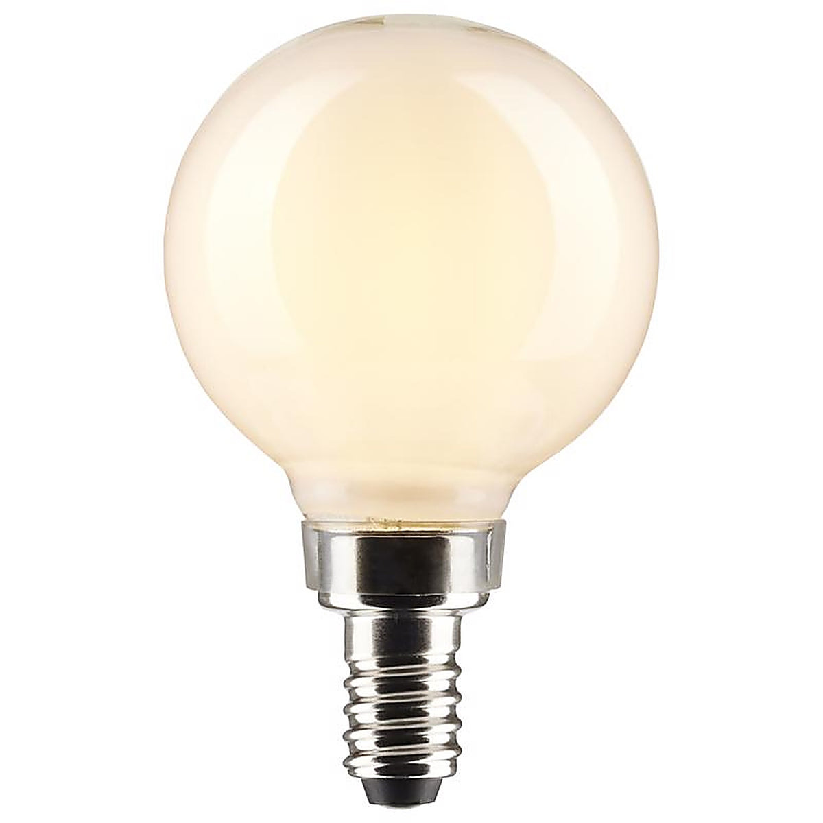 Satco - S21812 - G16.5 E12 (Candelabra) Filament LED Bulb Warm White 40 Watt Equivalence 2 pk