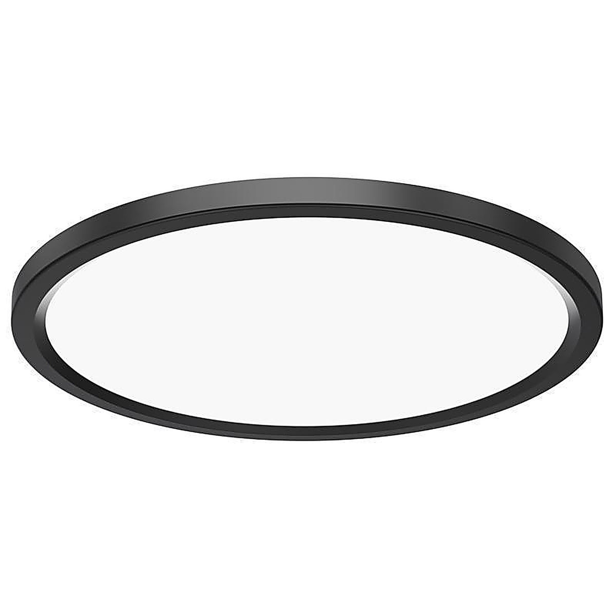Feit - FP11EX6WYBK2 - EDGELIT 1.4 in. H X 11 in. W X 11 in. L Matte Black Black LED Flat Panel Light Fixture