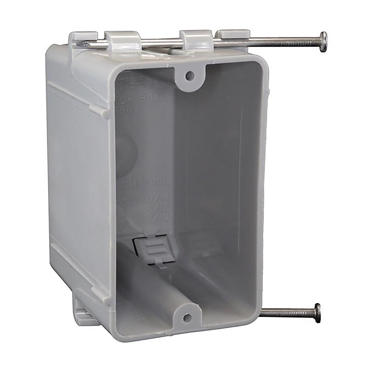 Cantex - EZ23SNWV - EZ Box New Work 23 cu in Rectangle PVC 1 gang Outlet Box Gray