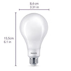 Philips - 576397 - A23 E26 (Medium) LED Bulb Daylight 300 Watt Equivalence 1 pk